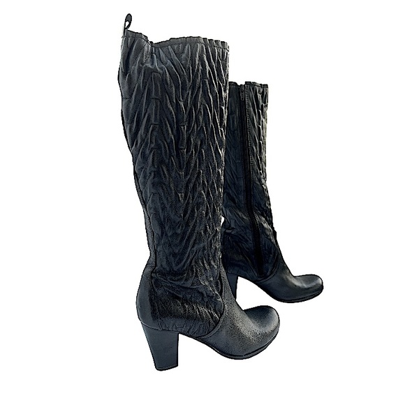 Apepazza Italian Leather Ananas Heeled Zip Up Boots - Picture 7 of 15